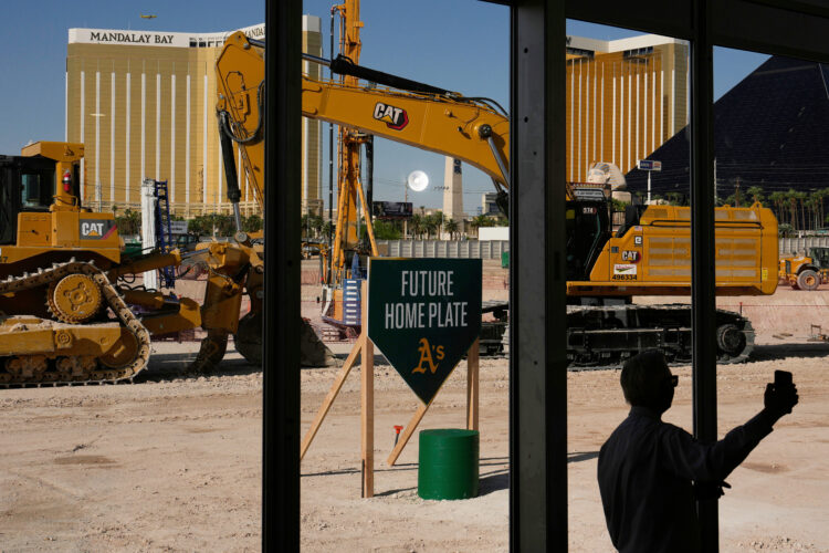 A's $2B Las Vegas Strip stadium on schedule to open before 2028 season, officials say